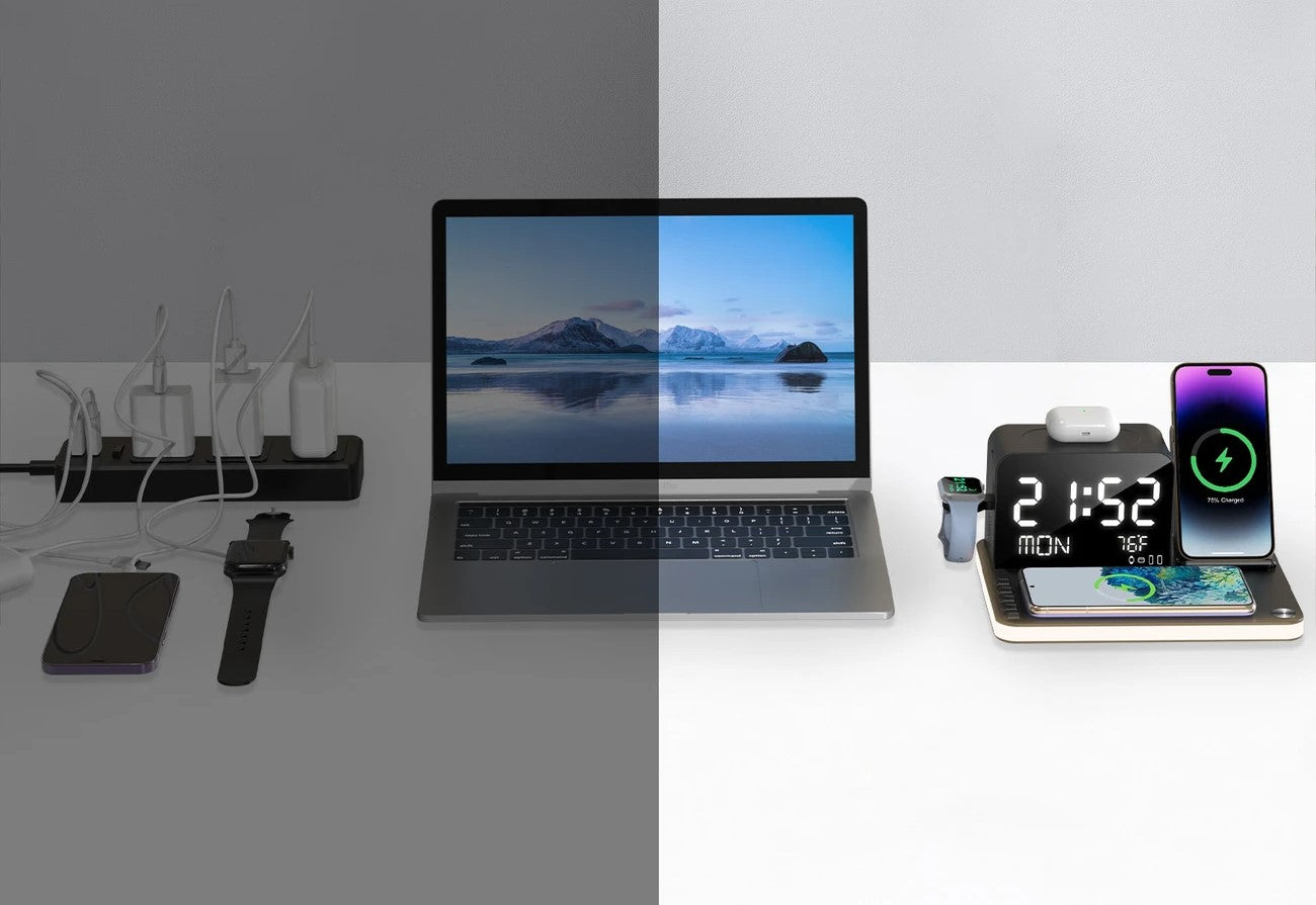 Caricabatterie Wireless 4 in 1