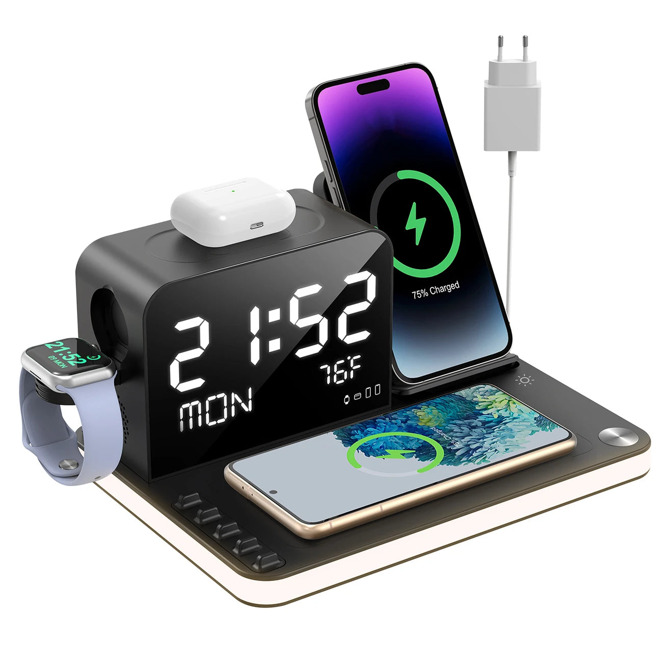 Caricabatterie Wireless 4 in 1