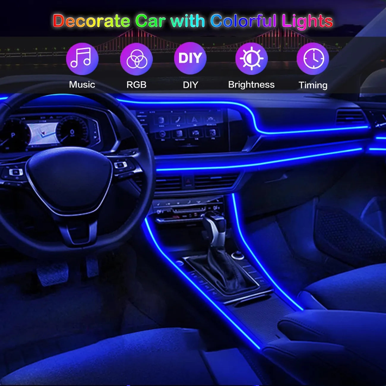 Strisce luminose a Led per Auto